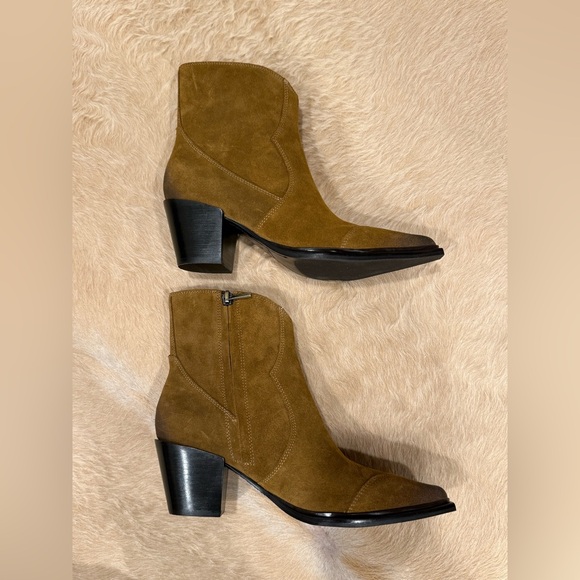 Marc Fisher Ltd Giulie western Suede Ankle Boot - Picture 4 of 6